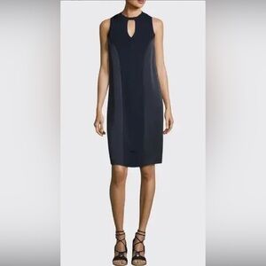 Rag and bone Navy Hart two tone sleeveless shift dress size medium.